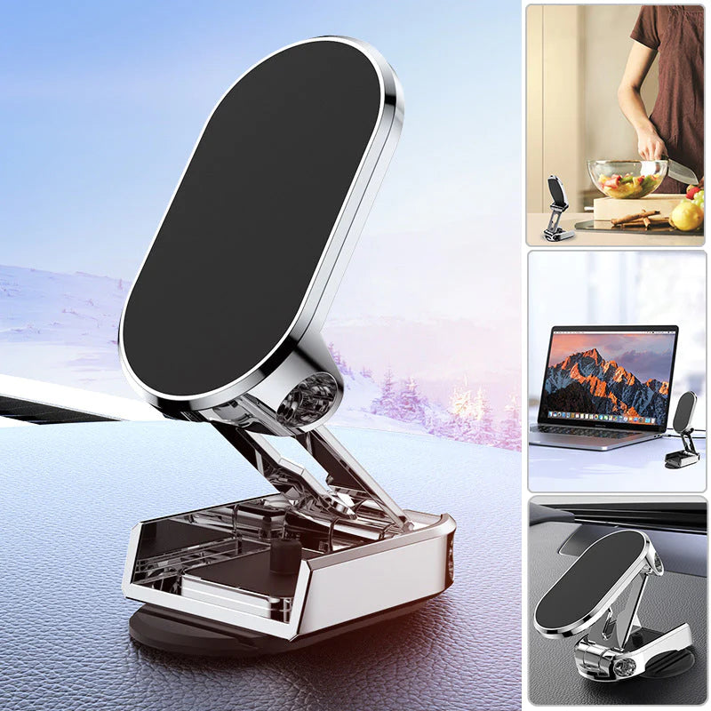 SmartMagnetic™ | Foldbar biltelefonholder i metal