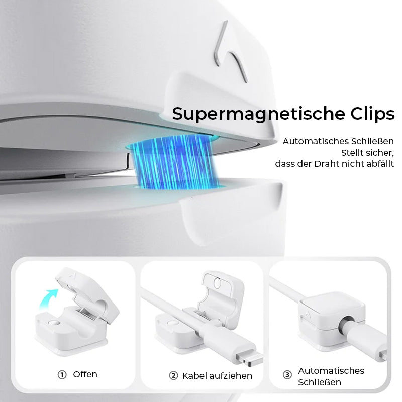 CableEase™ | Magnetisk kabelopbevaring (6 stk.)