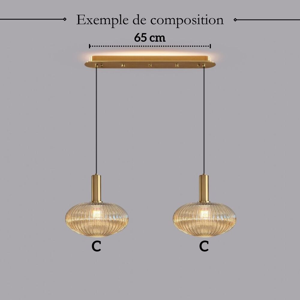 Luminara Elegance Elegante Suspension CRISTALI | Unikt Design til Sofistikerede Miljøer