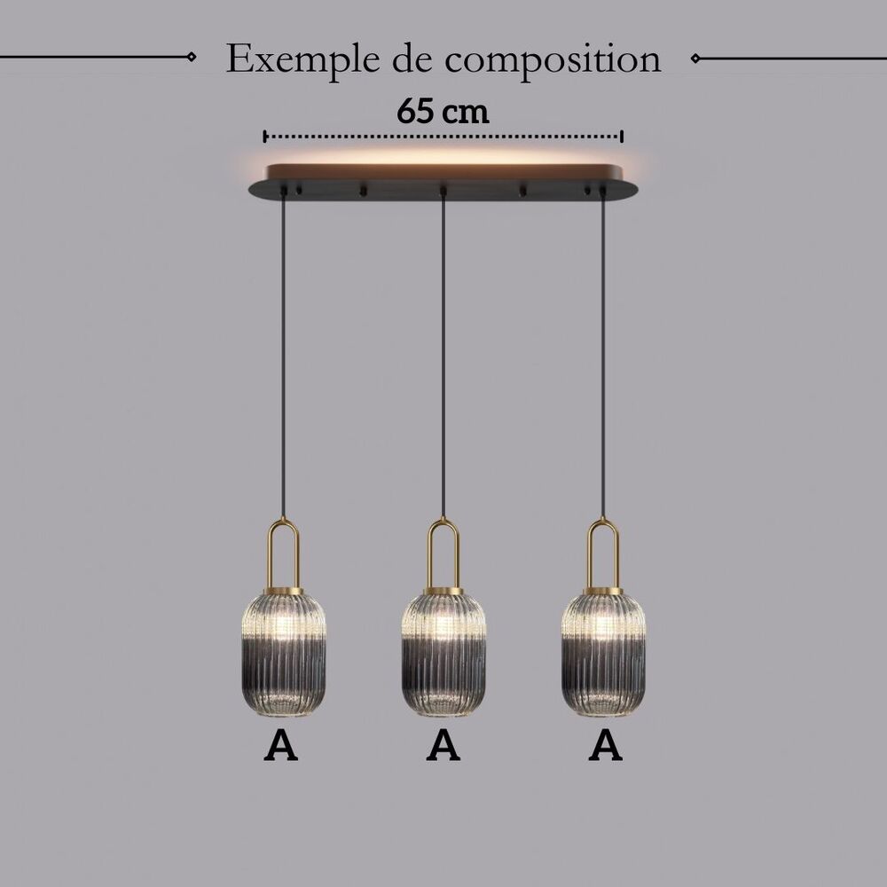 Luminara Elegance Elegante Suspension CRISTALI | Unikt Design til Sofistikerede Miljøer