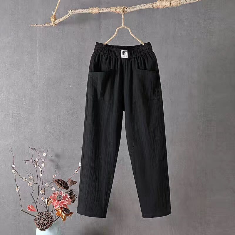 50% RABAT | EcoEase™ - Casual Pants af bomuld og hør!