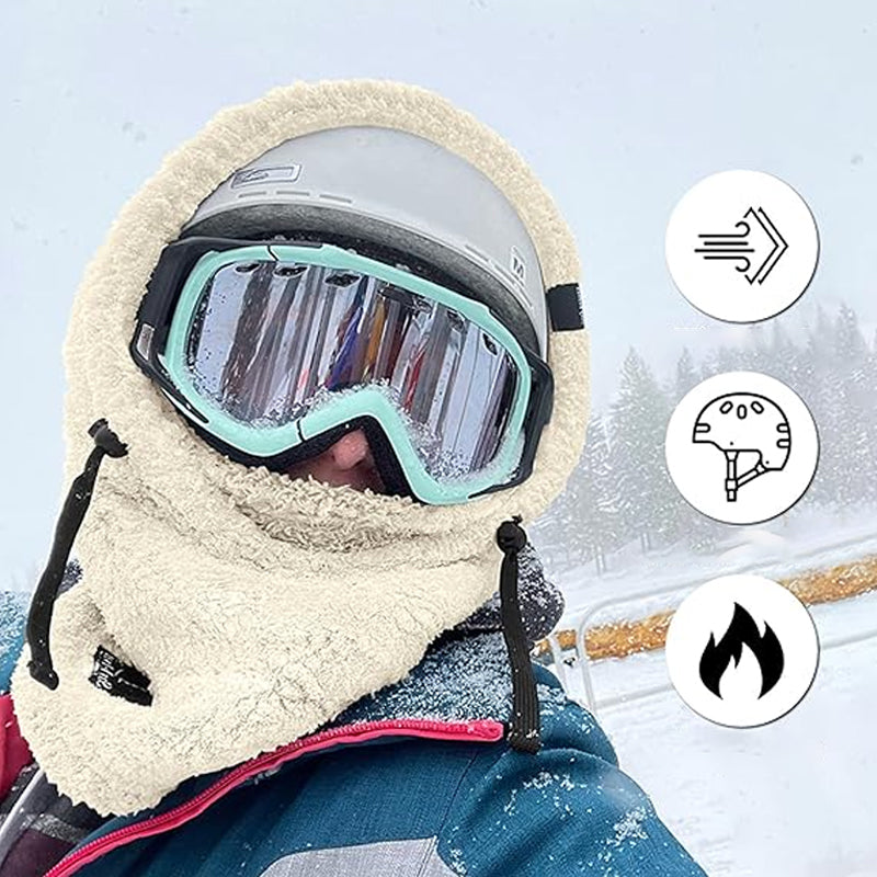 SkiMask™ | Skimaske med sherpa-hætte