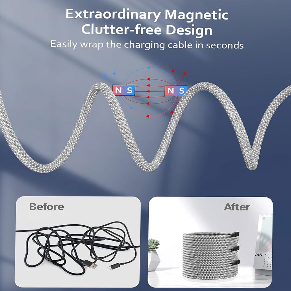 Magnetic Cable | Magnetisk Anti-vridningskabel