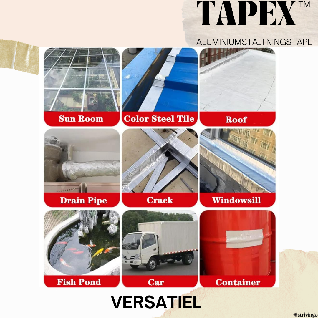 50% RABAT | Tapex™ - Tætningstape af aluminium! [Rabat på sidste dag]