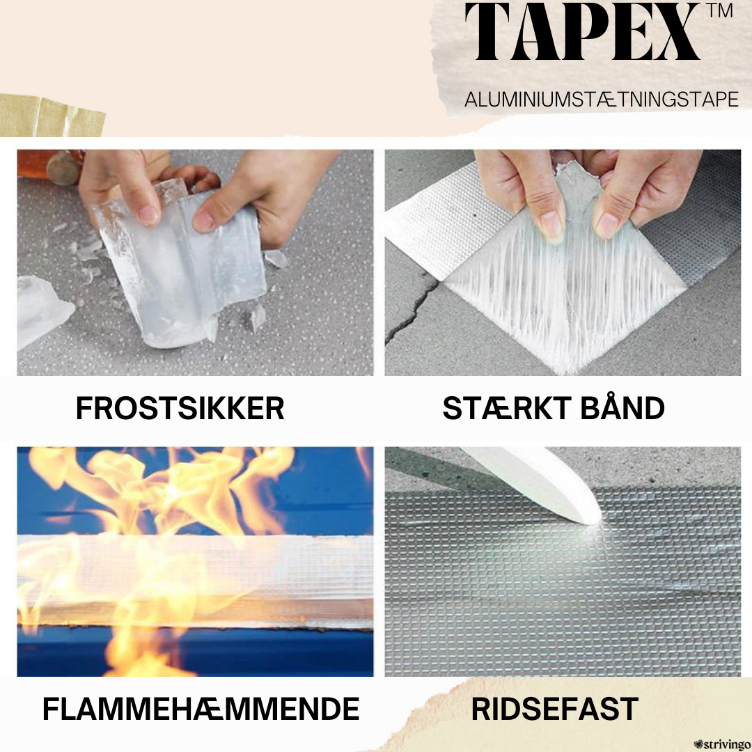 50% RABAT | Tapex™ - Tætningstape af aluminium! [Rabat på sidste dag]