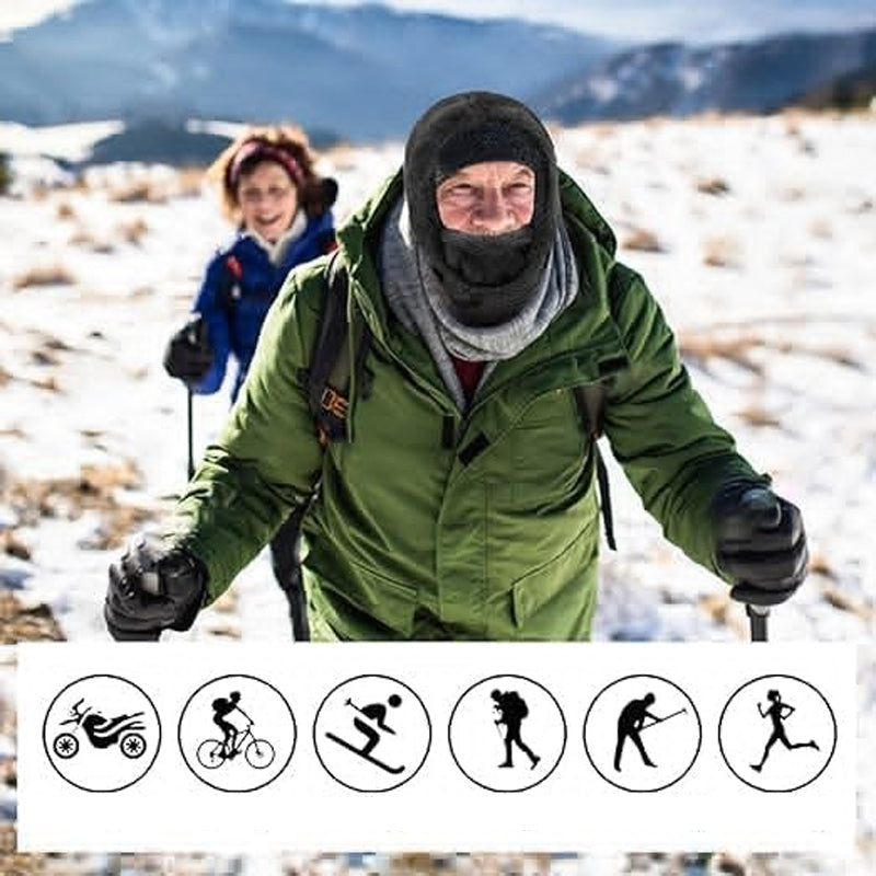 SkiMask™ | Skimaske med sherpa-hætte