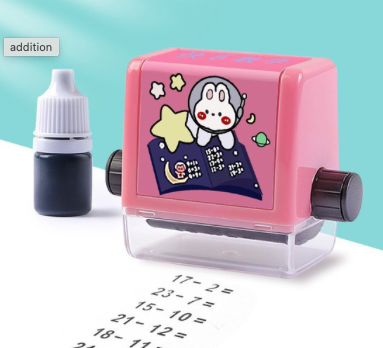 EduStamp Matematisk stempel, addition, subtraktion, multiplikation, division