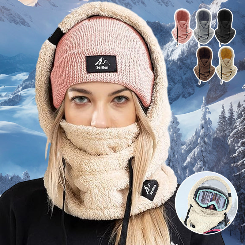 SkiMask™ | Skimaske med sherpa-hætte