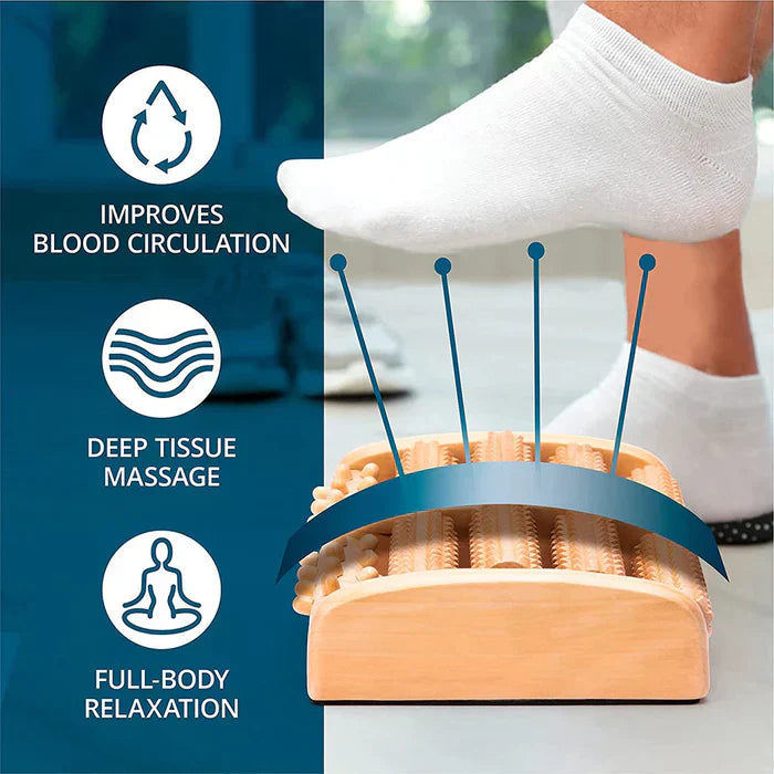 FootMassager™ | Fodrulle i træ