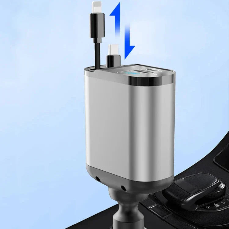 AutoCharge™ | 4-i-1 hurtig biloplader