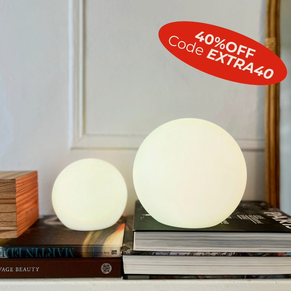 Lunar Glow™ | Moon trådløs LED-bordlampe