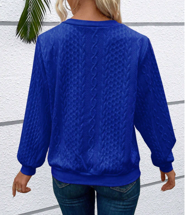 Abrie Sweater™ | Kabelstrikket sweater med halv lynlås til kvinder