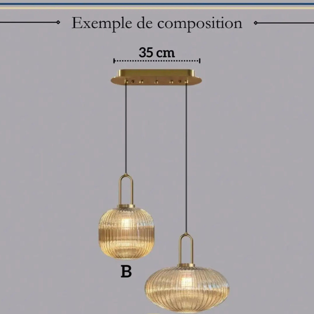 Luminara Elegance Elegante Suspension CRISTALI | Unikt Design til Sofistikerede Miljøer