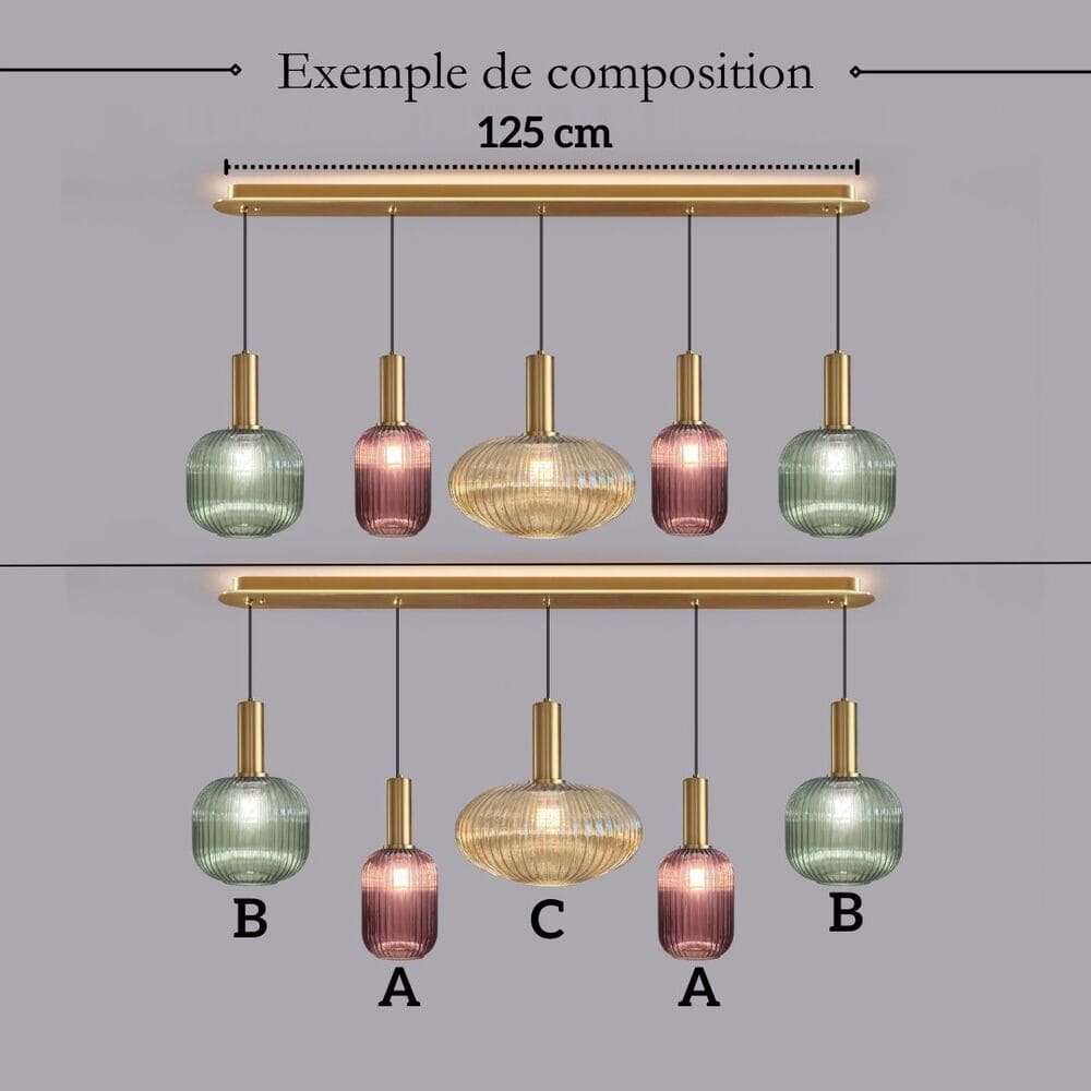 Luminara Elegance Elegante Suspension CRISTALI | Unikt Design til Sofistikerede Miljøer