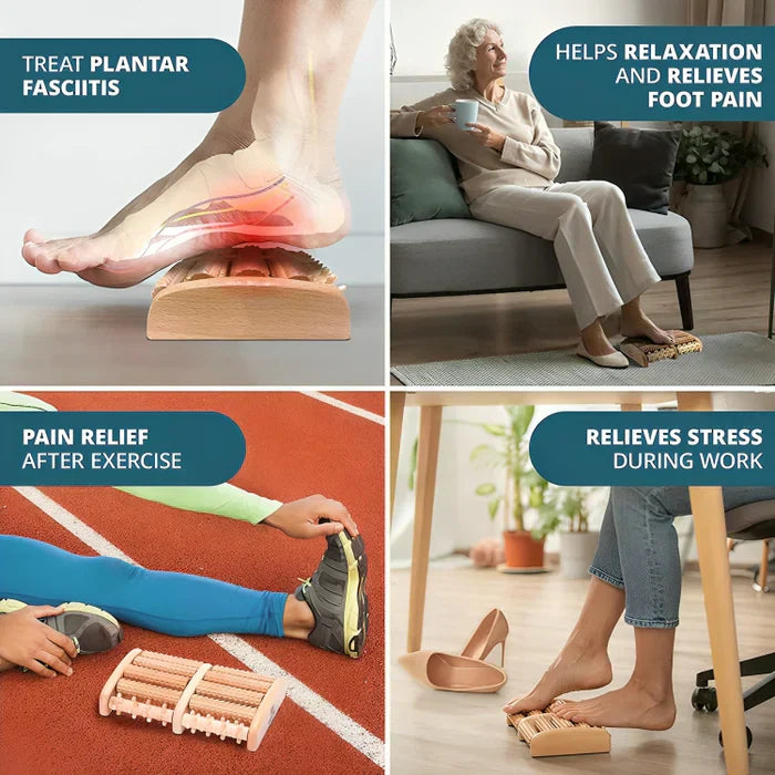 FootMassager™ | Fodrulle i træ